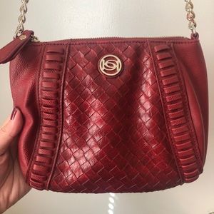 Authentic Bebe Leather Cross body Purse